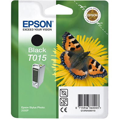 Epson C13T01540110 T0154 Black Ink Cartridge (15ml)