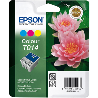 Epson C13T01440110 T0143 3 Colour Ink Cartridge (25ml)