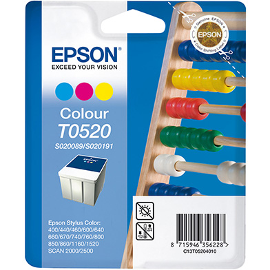 Epson C13T05204010 T0520 3 Colour Ink Cartridge CMY (35ml)