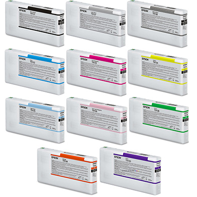 Epson T913 Ink Cartridge Value Pack with Violet Ink (200ml x 11)