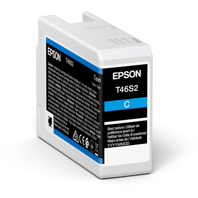 Epson C13T46S200 T46S2 Cyan UltraChrome Pro 10 Ink Cartridge (25ml)