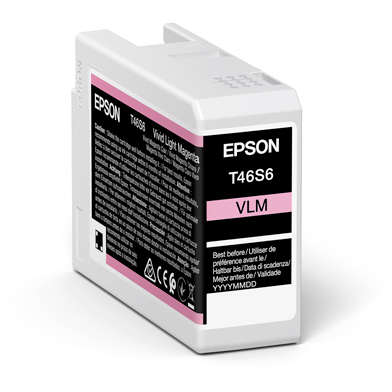 Epson C13T46S600 T46S6 Vivid Light Magenta UltraChrome Pro 10 Ink Cartridge (25ml)