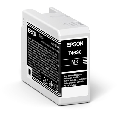 Epson C13T46S800 T46S8 Matte Black UltraChrome Pro 10 Ink Cartridge (25ml)