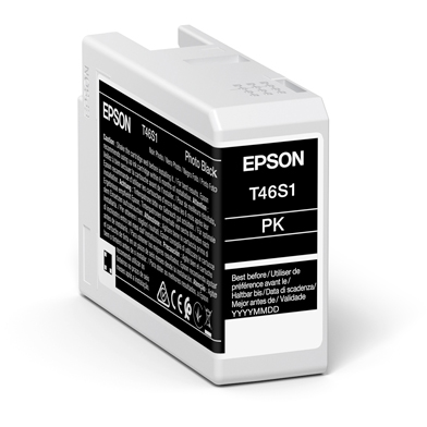 Epson C13T46S100 T46S1 Photo Black UltraChrome Pro 10 Ink Cartridge (25ml)