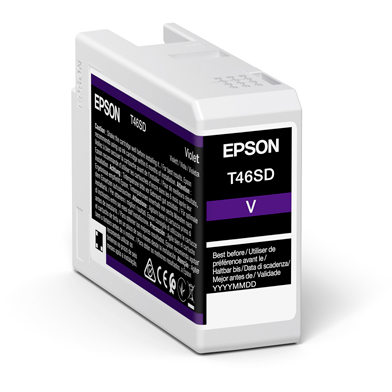 Epson C13T46SD00 T46SD Violet UltraChrome Pro 10 Ink Cartridge (25ml)