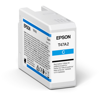 Epson C13T47A200 T47A2 Cyan UltraChrome Pro 10 Ink Cartridge (50ml)