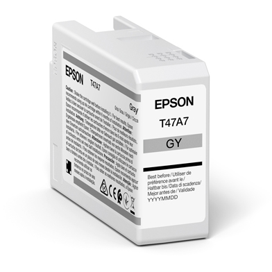 Epson C13T47A700 T47A7 Grey UltraChrome Pro 10 Ink Cartridge (50ml)