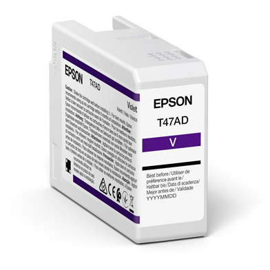 Epson C13T47AD00 T47AD Violet UltraChrome Pro 10 Ink Cartridge (50ml)
