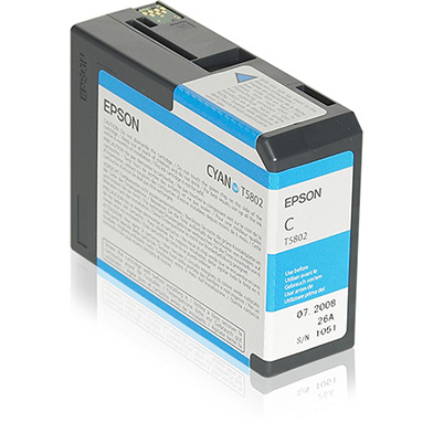 Epson C13T580200 Cyan T5802 Ink Cartridge (80ml)