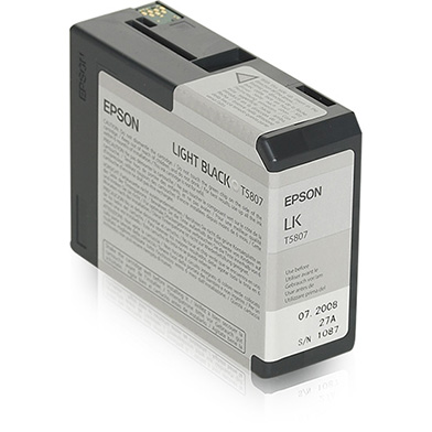 Epson C13T580700 Light Black T5807 Ink Cartridge (80ml)
