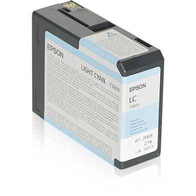 Epson C13T580500 Light Cyan T5805 Ink Cartridge (80ml)