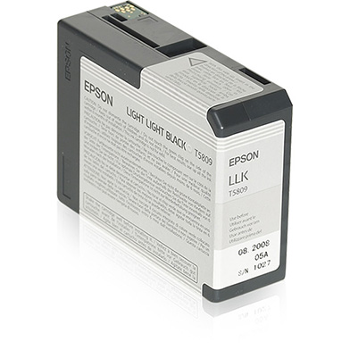 Epson Light Light Black T5809 Ink Cartridge (80ml)