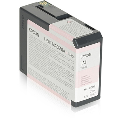 Epson C13T580600 Light Magenta T5806 Ink Cartridge (80ml)