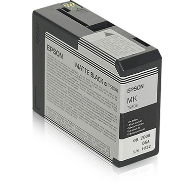 Epson C13T580800 Matte Black T5808 Ink Cartridge (80ml)