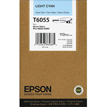 Epson Light Cyan T6055 Ink Cartridge (110ml)