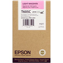 Epson C13T605C00 Light Magenta T605C Ink Cartridge (110ml)