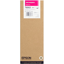 Epson C13T606300 Vivid Magenta T6063 Ink Cartridge (220ml)