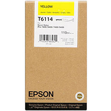 Epson Yellow T6114 Ink Cartridge (110ml)