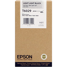Epson C13T602900 Light Light Black T6029 Ink Cartridge (110ml)