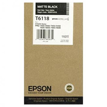 Epson C13T611800 Matte Black T6118 Ink Cartridge (110ml)