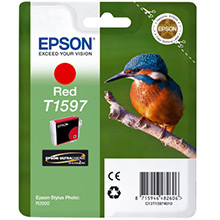 Epson C13T15974010 T1597 Red Ink Cartridge (17ml)