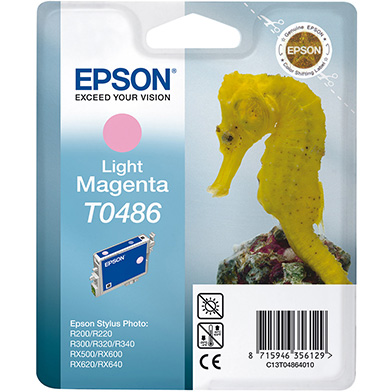 Epson C13T04864010 T0486 Light Magenta Ink Cartridge (13ml)