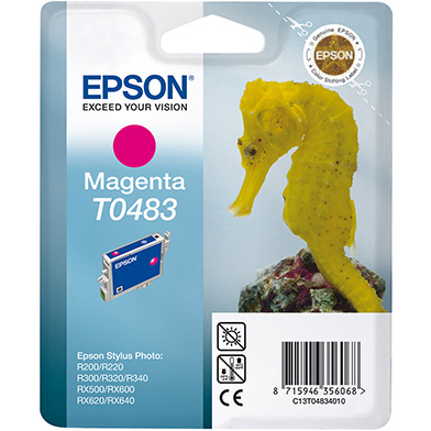 Epson C13T04834010 T0483 Magenta Ink Cartridge (13ml)