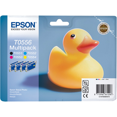 Epson T0556 Ink Cartridge Value Pack CMYK