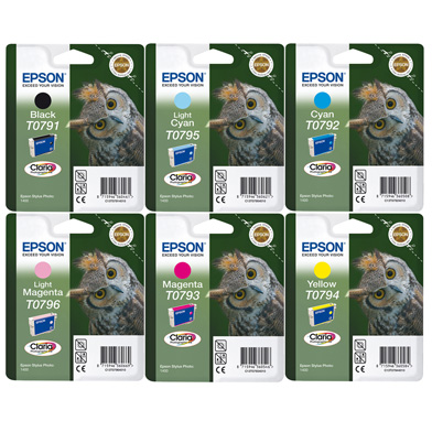 Epson  T079 6 Colour Ink Cartridge Value Pack