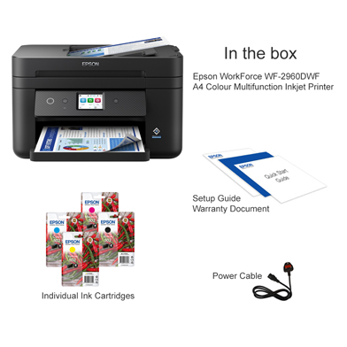 Impresora Epson WorkForce WF 2960DWF Con Wifi
