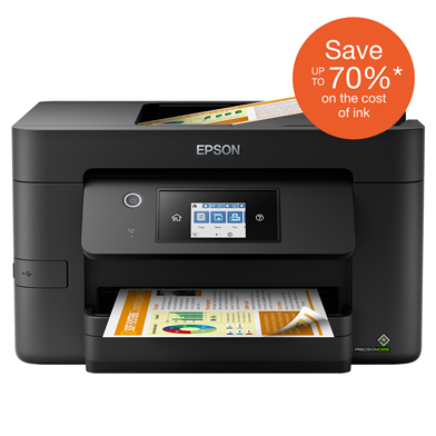 Epson WorkForce Pro WF-3820DWF + 405 Ink Multipack CMY (300 Pages) K (350 Pages)