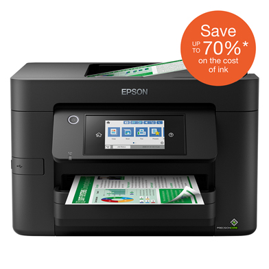 Epson WorkForce Pro WF-4820DWF + 405XL Black Ink Cartridge (1,100 Pages)