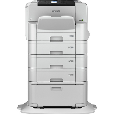 Epson WorkForce Pro WF-C8190D3TWC + High Capacity Ink Pack K (5,800 Pages) CMY (4,600 Pages)