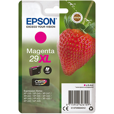 Epson C13T29934012 29XL Magenta Ink Cartridge (450 Pages)