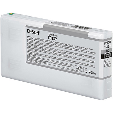 Epson C13T913700 T9137 Light Black Ink Cartridge (200ml)