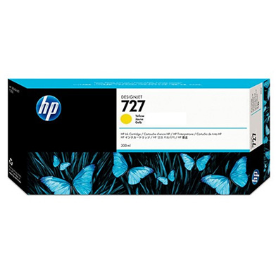 HP F9J78A 727 Yellow DesignJet Ink Cartridge (300ml)