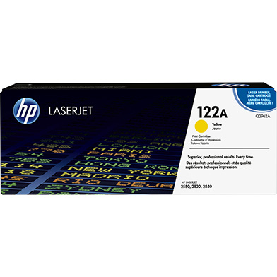 HP Q3962A 122A Yellow Toner Cartridge (4,000 Pages)