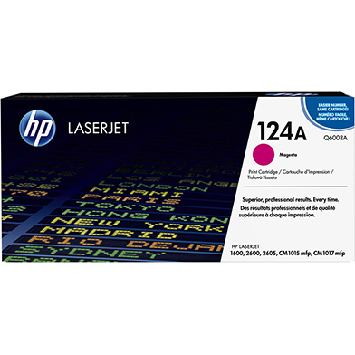 HP Q6003A 124A Magenta Toner Cartridge (2,000 Pages)