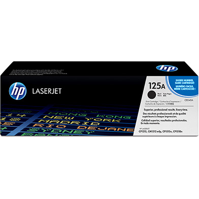 HP CB540A 125A Black Toner Cartridge (2,200 Pages)