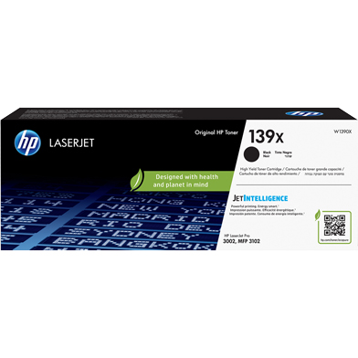 HP W1390X 139X High Capacity Black Toner Cartridge (4,000 Pages)