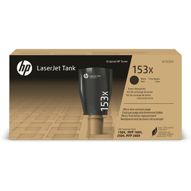 HP W1530X 153X Black High Capacity Toner Reload Kit (5,000 Pages)