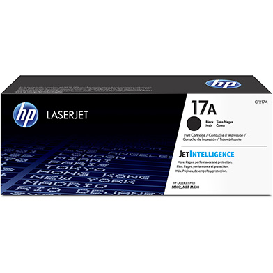 HP CF217A 17A Black Toner Cartridge (1,600 Pages)