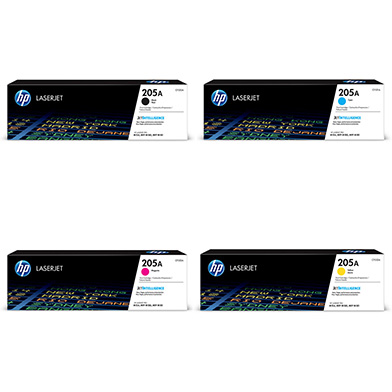 HP 205A Standard Toner Value Pack CMY (900 Pages) K (1.1K)