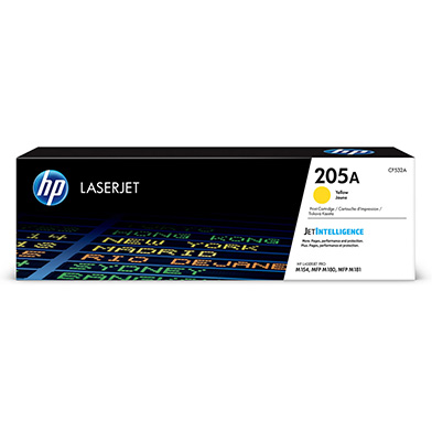 HP CF532A 205A Yellow Toner Cartridge (900 Pages)