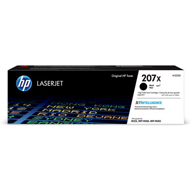 HP W2210X 207X High Capacity Black Toner Cartridge (3,150 Pages)