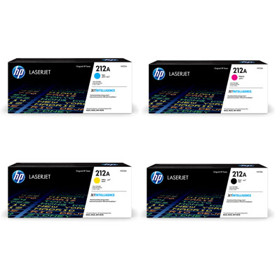 HP  212A Toner Value Pack CMY (4,500 Pages) K (5,500 Pages)