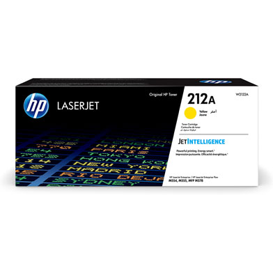 HP W2122A 212A Yellow Toner Cartridge (4,500 Pages)