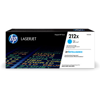 HP W2121X 212X High Capacity Cyan Toner Cartridge (10,000 Pages)