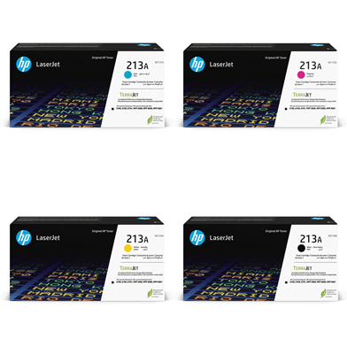 HP  213A Toner Cartridge Value Pack CMY (3,000 Pages) K (3,500 Pages)