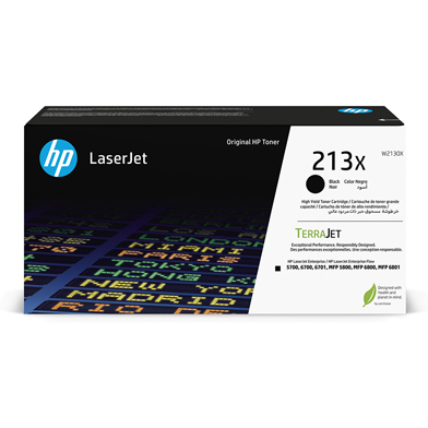 HP W2130X 213X High Capacity Black Toner Cartridge (9,000 Pages)